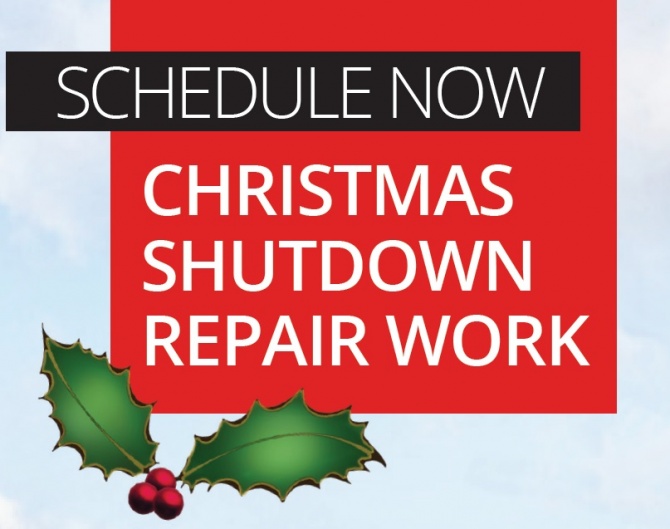 Xmas ShutDown Schedule Now